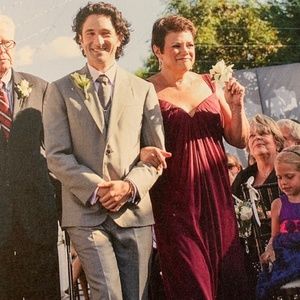 Floor-length Mother of the bride/groom gown